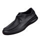 
SaTCHI [the first choice for men with temperament] Single-layer leather shoes breathable soft leather business casual leather shoes men's genuine leather head layer cowhide black_9912 40_This shoe is one size larger