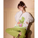Gong Die Light and Soft Crayon Shin-chan Couple Pajamas Women's Spring and Autumn Long Sleeve Unisex Home Clothing Set