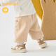 巴拉巴拉童装儿童长裤男女童运动裤冬装宝宝长裤子休闲时尚保暖 卡其50617 100