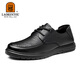 
Old man's head (LAORENTOU) men's shoes 6182025 spring new men's casual leather shoes versatile business dad's shoes LL15272 black_ hollow 38