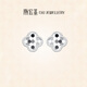 Chao Acer four-leaf clover platinum earrings for women PT950 platinum earrings birthday gift for women, priced one pair, including silicone ear plugs (labor cost 200 yuan) 1.1g
