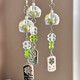 Wind chime four-leaf clover phone case pendant bag camera pendant pendant keychain versatile clover ins niche four-leaf clover wind chime pendant (1 piece) No Specifications