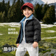 Balabala children's clothing children's down jackets for boys and girls 2025 new baby winter clothing spliced ​​jackets three-proof warm tops versatile