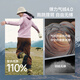 蕉下（beneunder）外套女气绒棉服中暖弹力连帽户外运动秋冬CL231蓝烟灰L