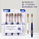 Jepoo toothbrush soft bristles adult home decoration household ultra-fine ultra-soft toothbrush wide head soft bristles 6 pieces