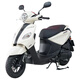 Yamaha Qiaoge i125 disc brake version, pedal fuel motorcycle, fuel-saving commuting, cost-effective, ivory white