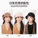Hengyuanxiang hat women's autumn and winter warm hat for middle-aged and elderly wool basin hat gift box fisherman hat birthday gift