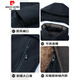 Pierre Cardin Dad Winter Jacket Plus Velvet Thickened Padded Jacket 2025 New Middle-aged and Elderly Men's Padded Clothes Grandpa Winter Padded Jacket Black Removable Velvet Liner + Hat L 175 90-110Jin Jin is equal to 0.5 kg