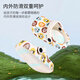 Babudou (Bobdog) Slippers pour enfants pour garçons et filles sandales intérieures et extérieures chaussures de trou de semelle douce taille beige 150