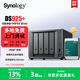 Synology DS925+ cuatro bahías, 4 núcleos, doble puerto de red 2.5G, servidor de almacenamiento en red NAS, servidor de archivos de oficina de nivel empresarial, gestión de permisos de copia de seguridad de datos DS925+4 GB de memoria en funcionamiento, paquete de 6 TB, 1 disco duro original de Synology 6T