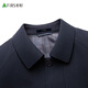 Shanshan (FIRS) anti-wrinkle windbreaker for young men spring and autumn new style lapel men's single-breasted long premium coat men's jacket blue 3XL