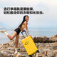 Bulaimei maleta de maleta Código de viaje Box de gran capacidad estudiante femenino macho se va al extranjero para la cara sonriente de check-in amarillo 20 pulgadas
