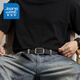 Jeanswest ins belt men's Korean style trendy simple and versatile youth trendy casual pin buckle trousers belt personality