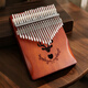 Assas Thumb Piano 21-tone Kalimba Finger Piano Birthday Gift Beginner Adult Children's Instrument Fawn Brown