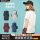 German running mobile phone arm bag for men and women fitness arm bag shoulder bag arm bag wrist bag walking sports handbag blue (multi-purpose LM) + detachable shoulder strap