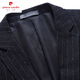 Pierre Cardin Suit Men's Business Men's Wedding Groom Groomsmen Dress Suit Suit Casual Suit Suit Dark Gray M 170