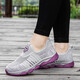 Zapatos para caminar a las personas de mediana edad y ancianos para mujeres transpirables y cómodos zapatos de ancianos sin deslizamiento.