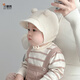Benasi baby hat spring and autumn style baby boy small month old infant knitted hat woolen hat warm ear protection women autumn and winter