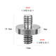 Xu ordered one-quarter two-way screw double-headed 1/4 adapter butt thread adapter suitable for camera photography accessories 1/4-1/4 double-headed butt screw
