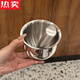 MZXM Japan imported quality boss lady's own use too thick 18-10 stainless steel garlic pounder thickened solid garlic 18/10 stainless steel garlic pounder 1 set