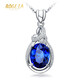 Everlasting Leaf BOGLIA Brand Necklace Women's Tanzanite Diamond 18 Gold K Pendant Clavicle Chain Christmas Birthday Gift