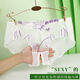 Sexy underwear, sexy vaginal open crotch, female temptation, no need to take off thong, can be worn outside, can be opened for women, pink M80110Jin Jin is equal to 0.5 kg