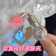 Luminous light bulb hairpin female personality creative photo prop duckbill clip side bangs broken hair clip headdress light-emitting color-changing light bulb hairpin 1