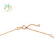 Chow Sang Sang 18K rose gold necklace mint series beads 92532N pricing 47 cm