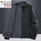Woodpecker (TUCANO) 2023 Spring New Double-Side Jacket Men's Stand Collar High-End Business Casual Men's Spring and Autumn Jacket Trend Spring and Autumn Double-Side Wear (6626-Dark Gray) L
