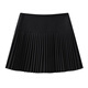 GIOIO woolen high-waisted pleated skirt for small women 2025 autumn and winter new age-reducing versatile short skirt slimming A-line skirt off-white M waist 68 (98-108Jin Jin is equal to 0.5 kg)