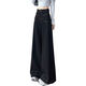 
Yisi bell-bottom-reducing pants for women with wide legs 2025 Spring and Autumn New Loose Large Size High-Wait Hip Covering Hip Slimming Wide Legs Women's Trousers Black M Recommended (95-105Jin[Jin is equal to 0.5 kg])