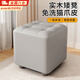 Bo Na Ling stool, home shoe-changing stool, home low stool, living room coffee table stool, soft-covered pier, solid wood stool, strong and durable, gray small square stool