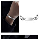 MZMZ Platinum Bracelet Men's pt950 Platinum Cuban Fashion Decoration Accessories Double Eleven Birthday Gift for Boyfriend Local Warehouse/Next Day Delivery - Light Luxury Cuban Bracelet (18+5cm) Sold Out