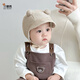 Benasi baby hat spring and autumn style baby boy small month old infant knitted hat woolen hat warm ear protection women autumn and winter