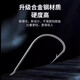 Strong sharp sleeve fishhook in bulk with thorns, thornless black pit competitive wild fishing crucian carp special hook, strong extremely fine sleeve fishing ditch No. 5, tough sharp sleeve with thorns 100 pieces, alloy steel