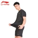 Li Ning LI-NING sportswear suit men's new badminton suit T-shirt short-sleeved quick-drying shorts spring and summer table tennis net suit ATSS959-1 black suit L