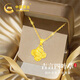 CHINA GOLD 18K gold four-leaf clover necklace female K gold pendant birthday gift for girlfriend and wife birthday wedding anniversary 18k lucky four-leaf clover pendant free silver chain