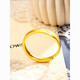 Reza 2025 new gold Möbius ring ring for men and women plain gold wedding ring imitation gold ring for girlfriend 0.86g