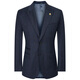 
Announcement bird suit men's autumn style men's business formal suit fashionable urban suit trousers suit men's blue floral yarn base inlaid with brown stripes 48 B (175/100) /Please note the waistline or pants