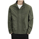 Pierre Cardin Genuine Stand Collar Casual Jacket Men's Spring and Autumn Wear 2025 New Versatile Workwear Top Men Green Spring and Autumn Model XL 120-135Jin Jin is equal to 0.5 kg