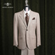 GIEVES CHARLES Zhuoya series new product Nuoyoupanya imported Italian wool fabric coffee color haute couture suit for men Twilight Poetry 46