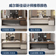 Wellsijia boss desk office desk and chair combination modern simple leadership desk supervisor manager desk president desk work table 1.6 meters boss table + side cabinet E0 grade plate
