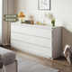 Quanyou Home simple style furniture living room TV cabinet side cabinet multi-layer storage cabinet bedroom storage large capacity chest of drawers