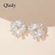 Qlady Fireworks Earrings Women's Light Luxury Niche Design 2025 New Earrings Feminine Temperament Imitation Pearl Earrings Birthday Gift