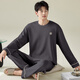 
Palando men's pajamas spring and autumn pure cotton long-sleeved boys autumn and winter teenagers men's home clothes 2025 new large size 11932 L