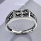 GsunG platinum cross swastika ring for men PT950 pure platinum fashionable black gold wide face ring for men priced by gram contact before bidding