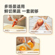 Cooking Royal Santoku Fruit Knife Foldable Peeling Knife Peeling Knife Multifunctional Portable Knife Three-piece Set