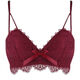Triumph zodiac year underwear set for women, lace sexy red bra, small breasts, flat chest push-up bra, autumn and winter underwear for women, burgundy set 85A 85/38A