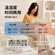 Combas Electronic Table Clock Temperature and Humidity Living Room Bedroom Desktop Clock Pendulum Table Clock Simple Table Clock 801TH White