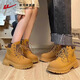 Bottes Warrior Martin pour les femmes en automne les chaussures de femmes de style britannique pour les vêtements de travail de l'alpinisme